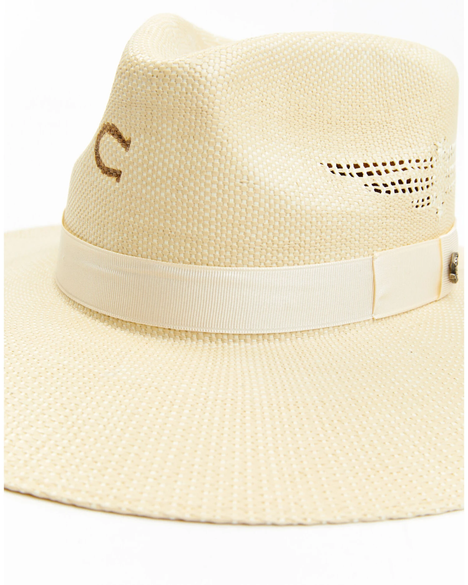 Charlie 1 Horse Women's Mexico Shore Ribbon Band Western Straw Hat 4 Charlie 1 Horse Women's Mexico Shore Ribbon Band Western Straw Hat - Image 2