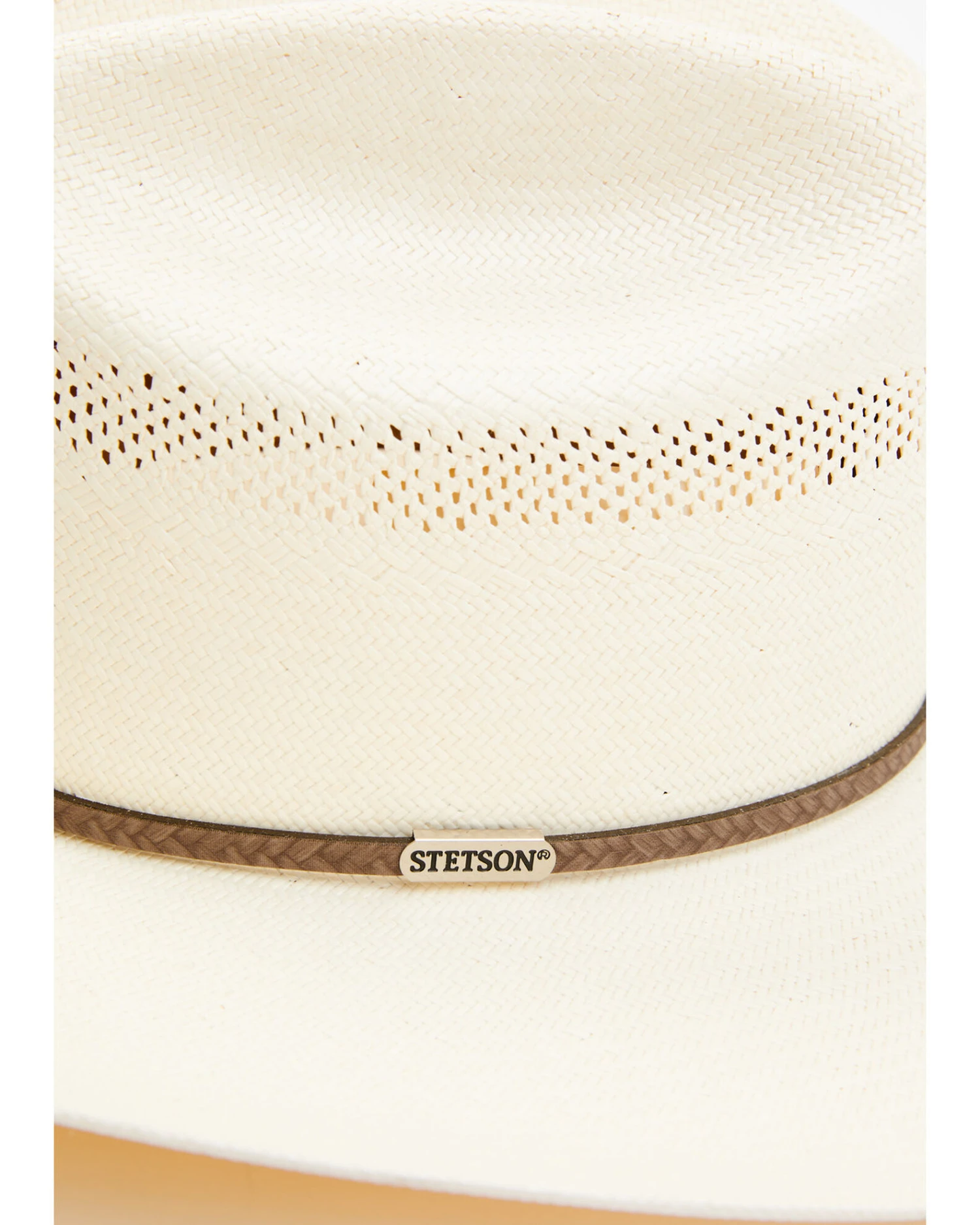 Stetson Men's 10X Straw Plait Western Hat 4 Stetson Men's 10X Straw Plait Western Hat - Image 2
