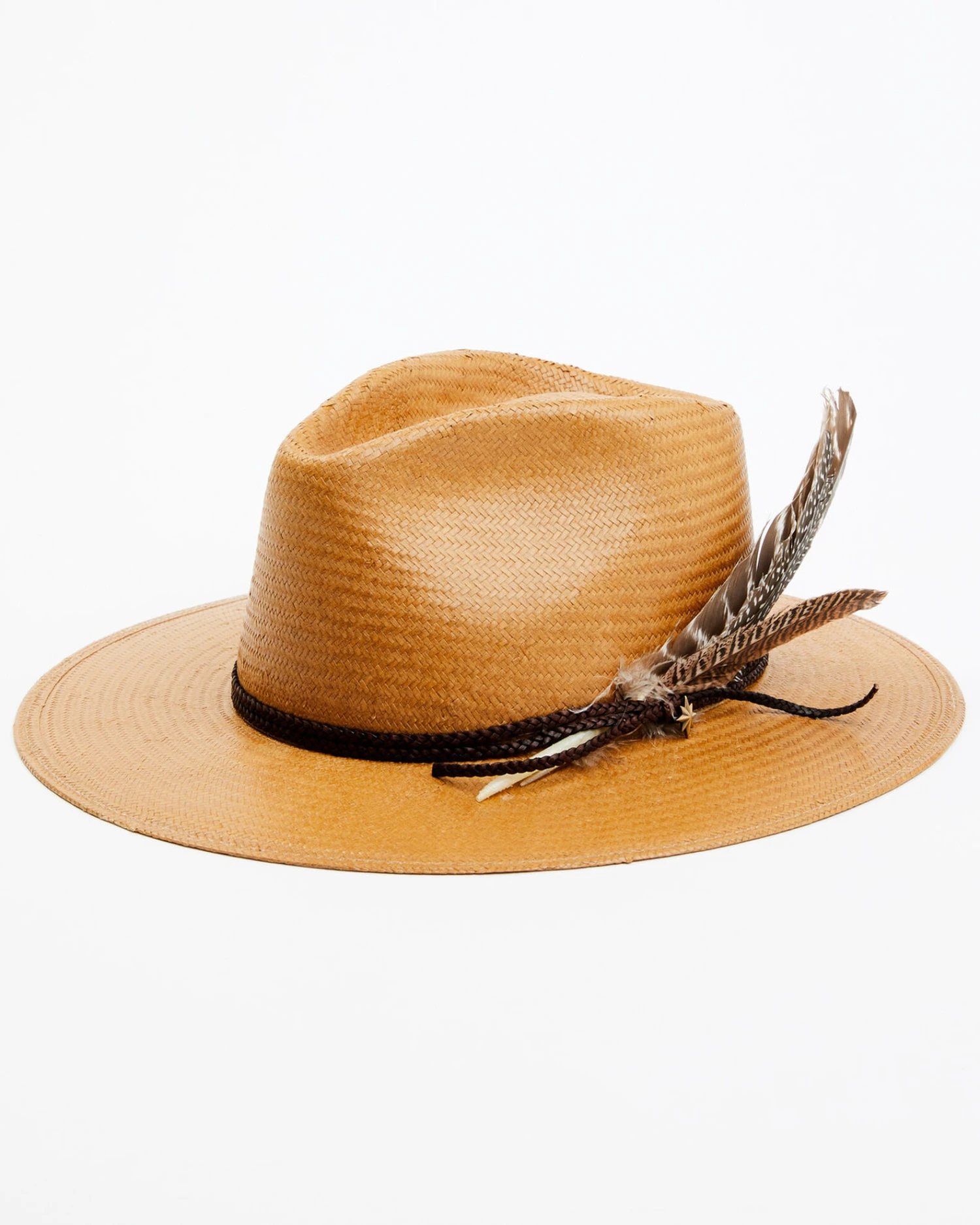 Stetson Men's Juno Feather Western Straw Hat 3 Stetson Men's Juno Feather Western Straw Hat