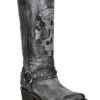 Corral Women's Embroidered Skull & Harness Western Boots - Round Toe 1 Corral Women's Embroidered Skull & Harness Western Boots - Round Toe -Deals ROPER Store 2000371546 001 P1