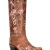 Corral Women's Floral Embroidered Tall Western Boots - Snip Toe -Deals ROPER Store 2000371806 295 P1