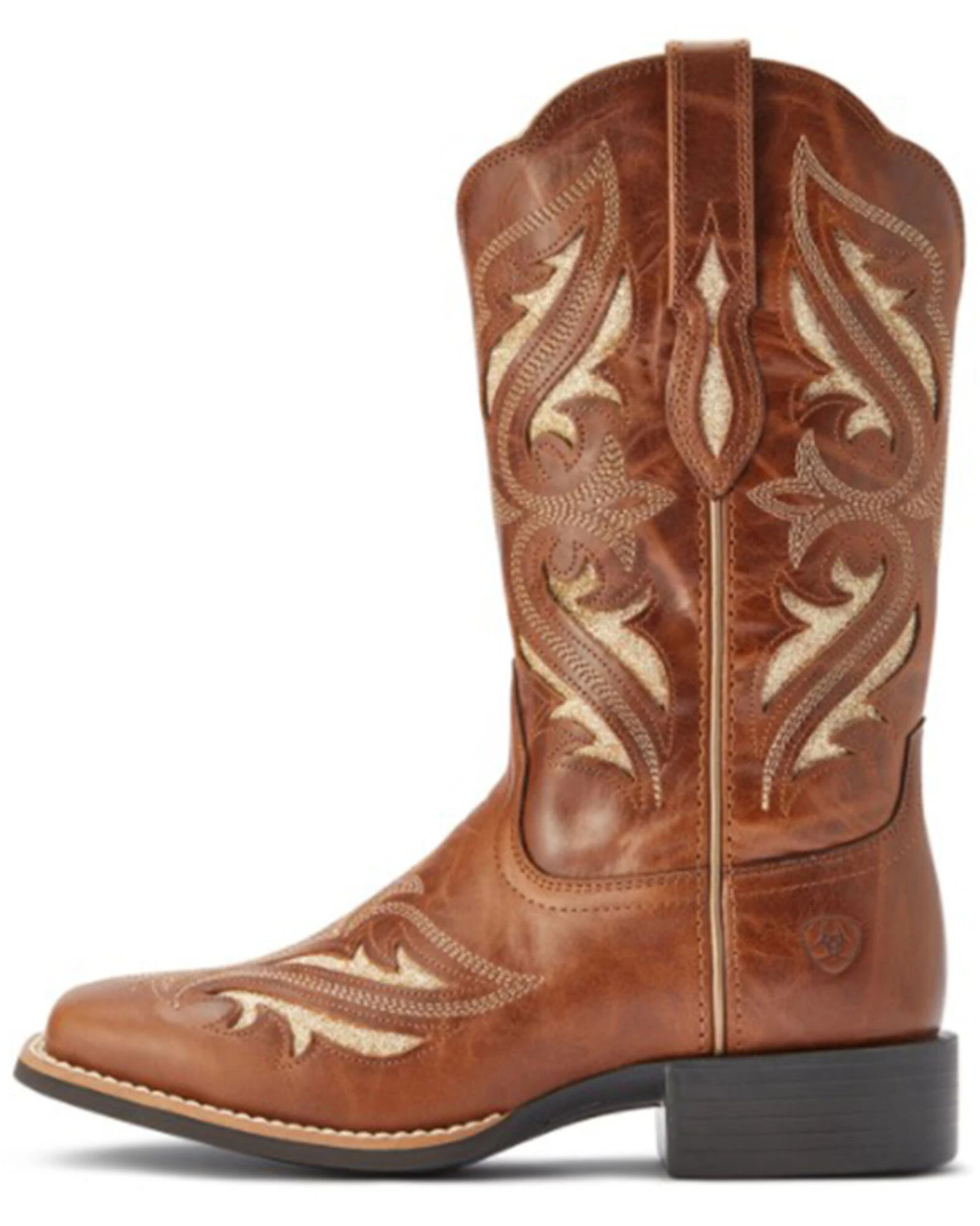 Ariat Women's Round Up Bliss Underlay Performance Western Boots - Broad Square Toe 4 Ariat Women's Round Up Bliss Underlay Performance Western Boots - Broad Square Toe - Image 2
