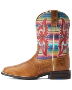Ariat Girls' Lonestar Shock Shield Serape Stripe Western Boots - Square Toe -Deals ROPER Store 2000372471 250 P2