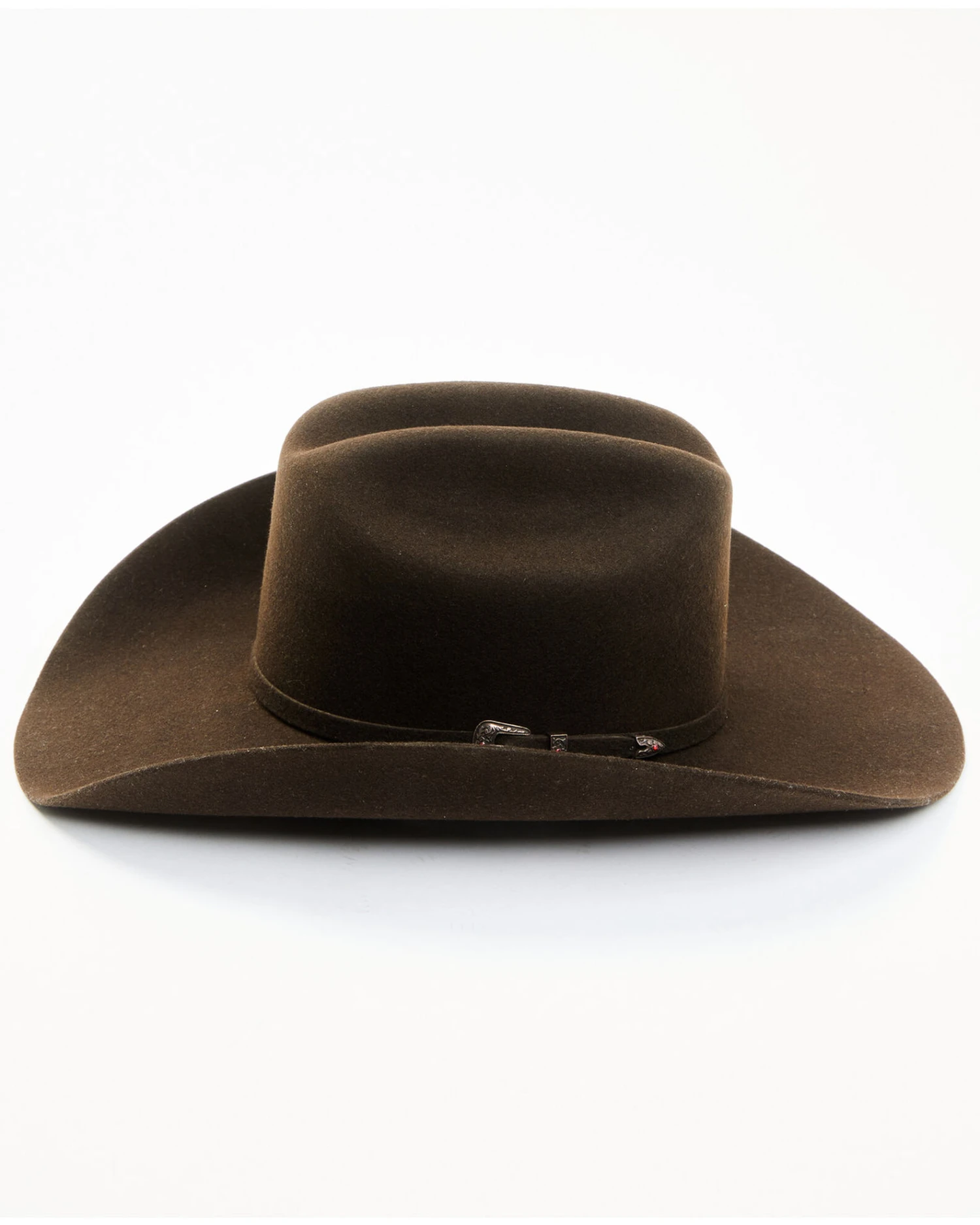 Cody James Men's 5X Chocolate Self Band Cattleman Fur Blend Western Hat 5 Cody James Men's 5X Chocolate Self Band Cattleman Fur Blend Western Hat - Image 3