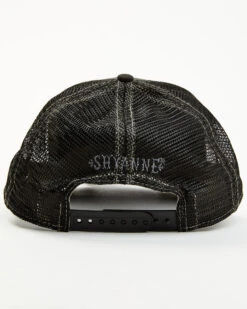 Shyanne Women's Black Distressed Longhhorn Mesh-Back Baseball Hat 7 Shyanne Women's Black Distressed Longhhorn Mesh-Back Baseball Hat -Deals ROPER Store 2000374315 001 P3