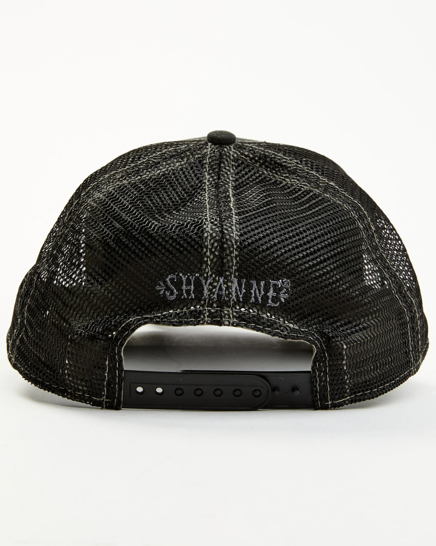 Shyanne Women's Black Distressed Longhhorn Mesh-Back Baseball Hat 5 Shyanne Women's Black Distressed Longhhorn Mesh-Back Baseball Hat - Image 3