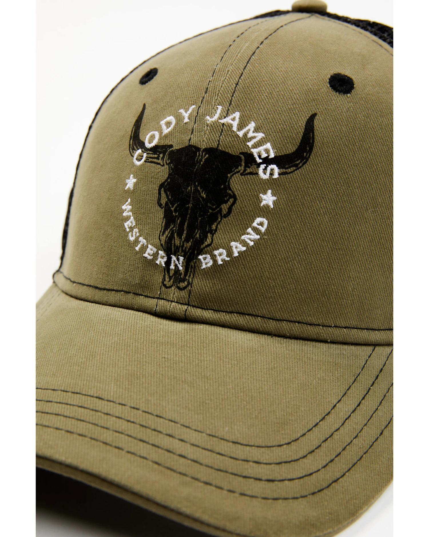 Cody James Men's Steerhorn Mesh-Back Baseball Cap 4 Cody James Men's Steerhorn Mesh-Back Baseball Cap - Image 2