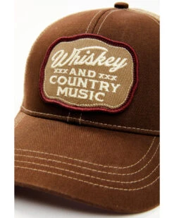Moonshine Spirit Men's Whiskey & Country Music Patch Mesh Back Trucker Cap -Deals ROPER Store 2000374355 200 P2