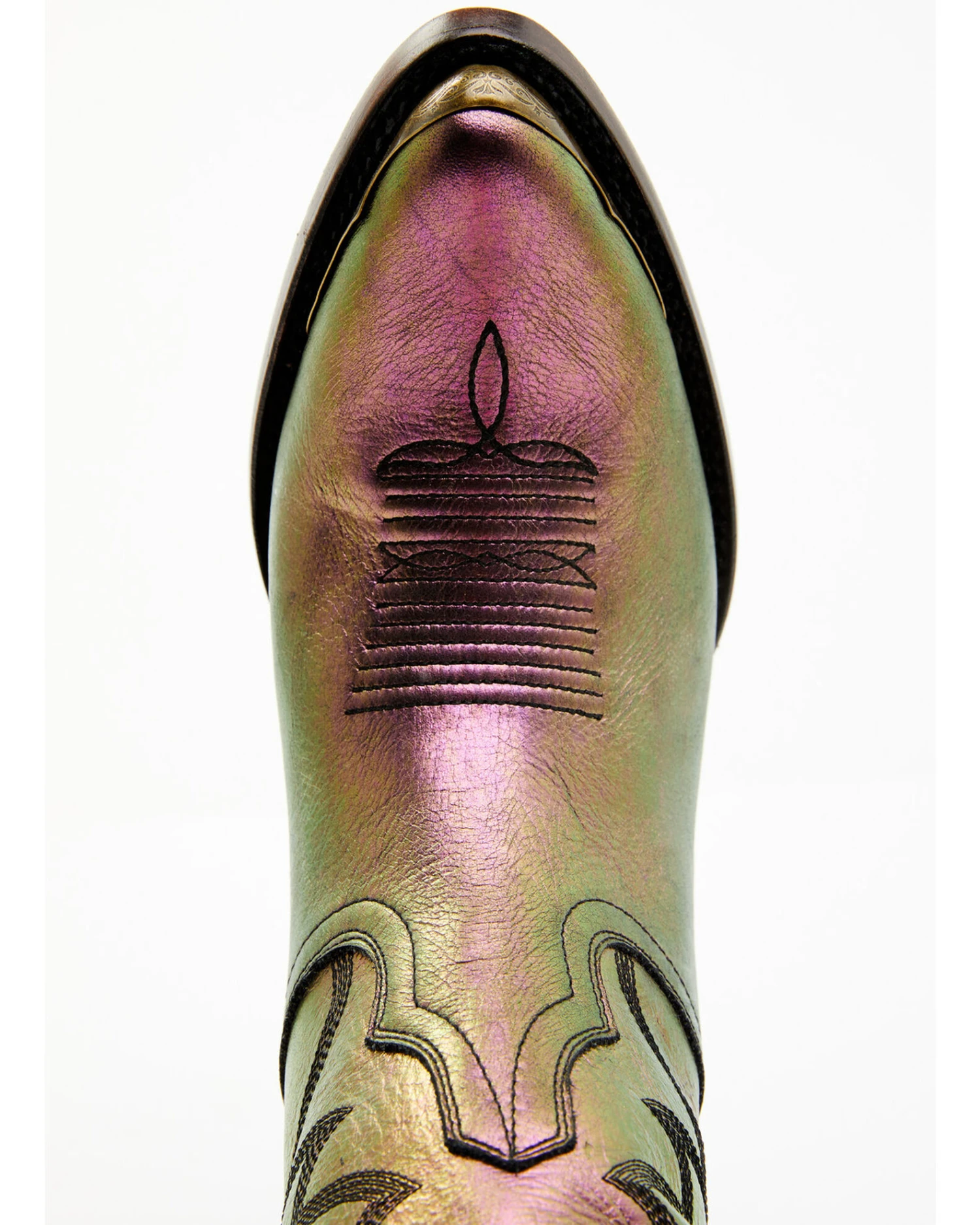 Idyllwind Women's Dazzled Iridescent Metallic Leather Booties - Pointed Toe 8 Idyllwind Women's Dazzled Iridescent Metallic Leather Booties - Pointed Toe - Image 6