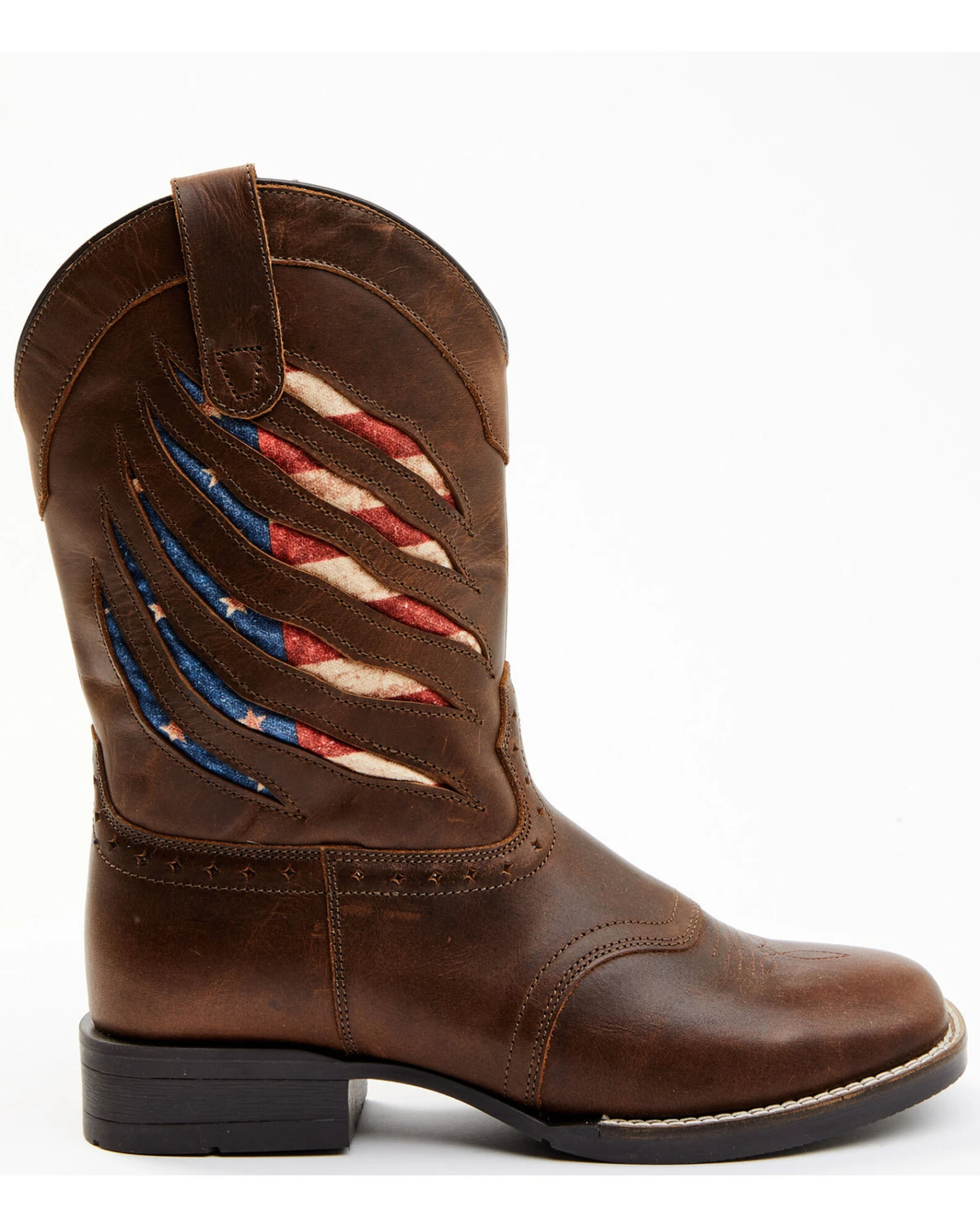 Cody James Boys' Ripped Flag Western Boots - Broad Square Toe 4 Cody James Boys' Ripped Flag Western Boots - Broad Square Toe - Image 2