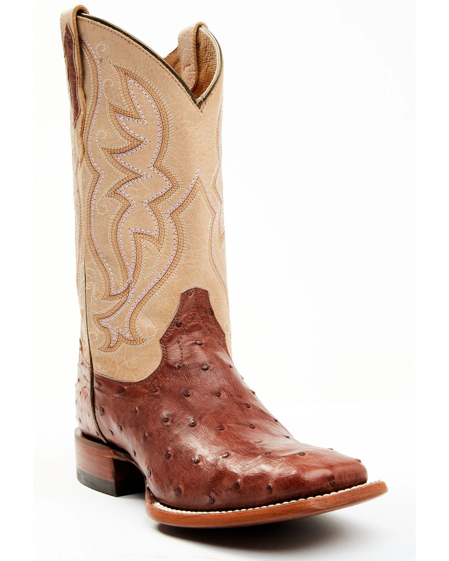 Shyanne Women's Olivia Exotic Ostrich Quill Western Boots - Broad Square Toe 3 Shyanne Women's Olivia Exotic Ostrich Quill Western Boots - Broad Square Toe
