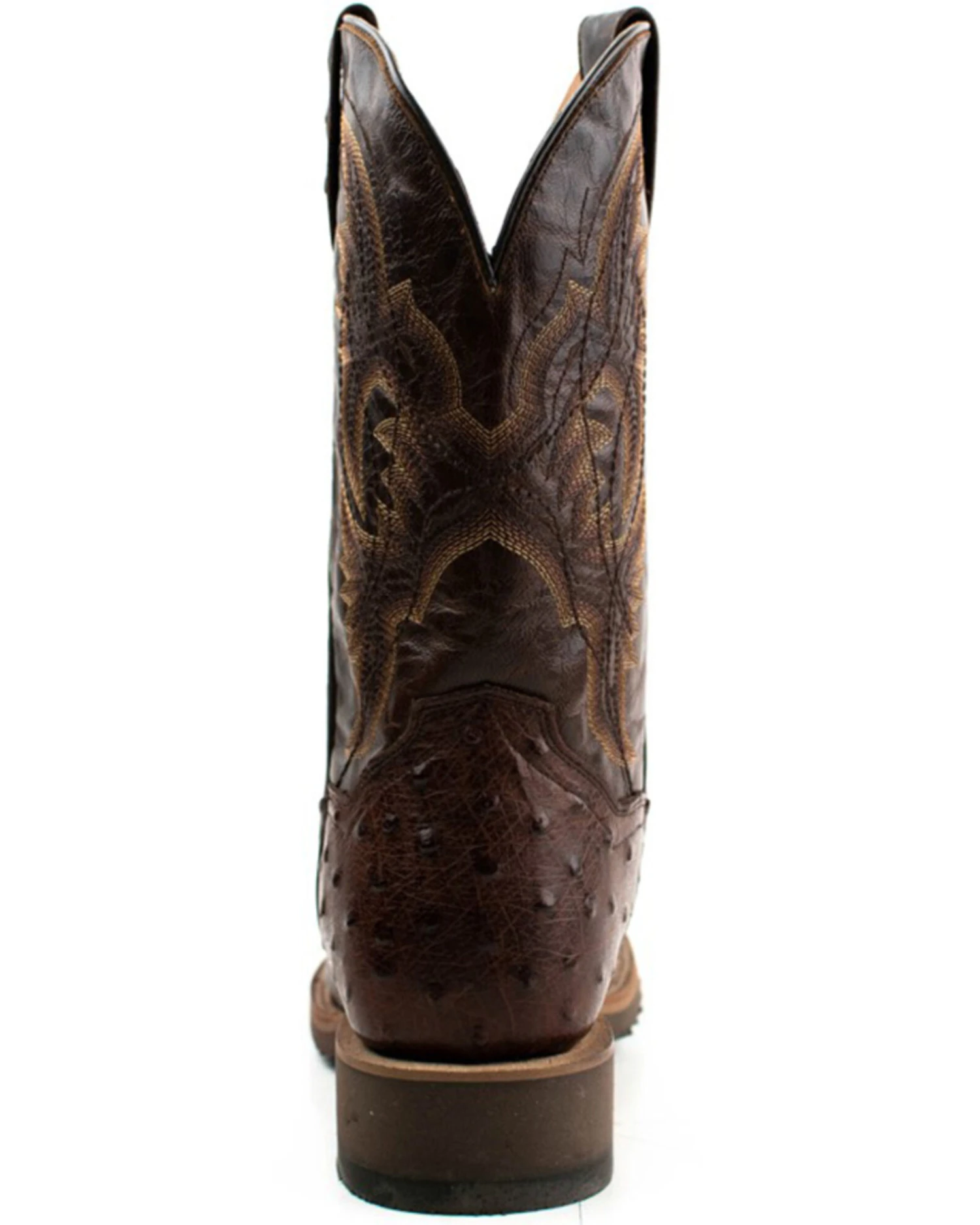 Dan Post Men's Alamosa Hand Ostrich Quill Western Boots - Broad Square Toe 7 Dan Post Men's Alamosa Hand Ostrich Quill Western Boots - Broad Square Toe - Image 5