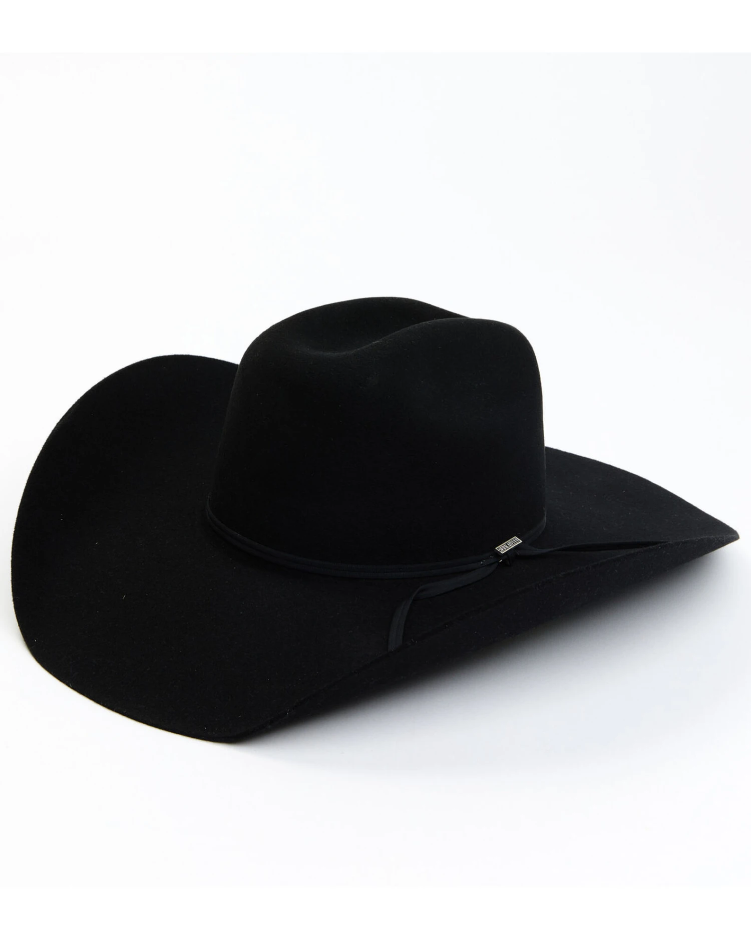 Serratelli Men's 5X Cattleman Two Ply Ribbon Band Felt Western Hat 3 Serratelli Men's 5X Cattleman Two Ply Ribbon Band Felt Western Hat
