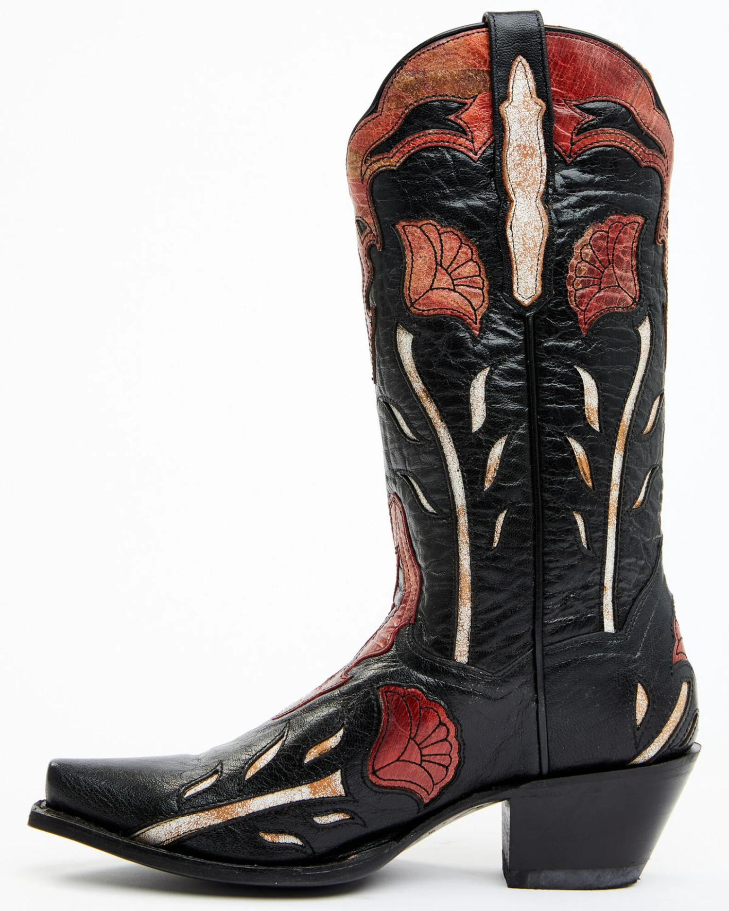 Dan Post Women's Alyssia Floral Leather Tall Western Boots - Snip Toe 5 Dan Post Women's Alyssia Floral Leather Tall Western Boots - Snip Toe - Image 3