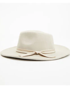 Nikki Beach Women's Cream Mink Britt Ribbon Band Fedora Hat 7 Nikki Beach Women's Cream Mink Britt Ribbon Band Fedora Hat -Deals ROPER Store 2000381581 110 P3