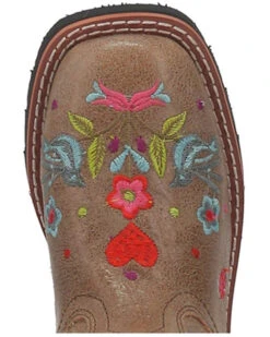 Dan Post Girls' Embroidered Western Boots - Broad Square Toe 14 Dan Post Girls' Embroidered Western Boots - Broad Square Toe -Deals ROPER Store 2000381636 251 P6