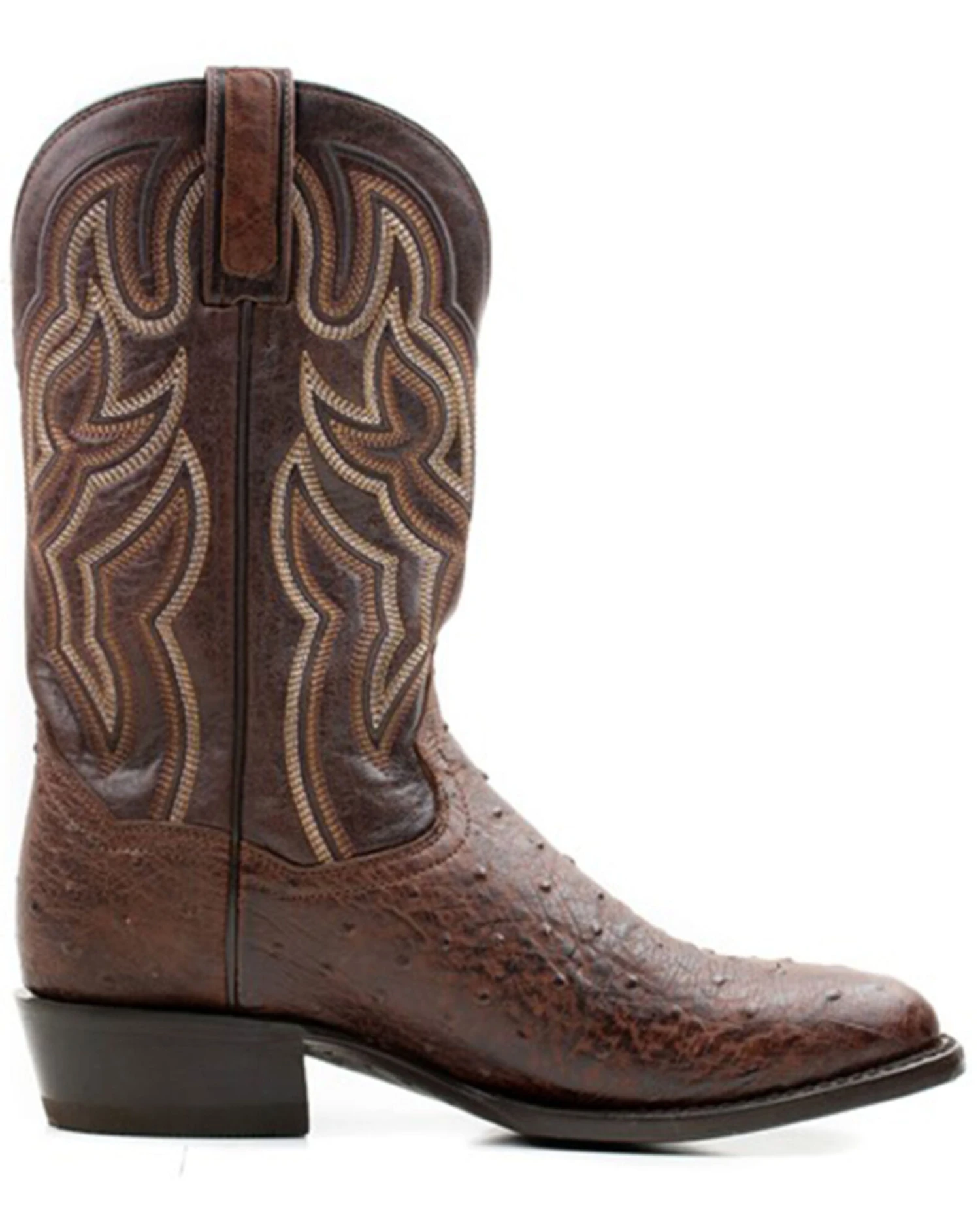 Dan Post Men's 12" Hand Quill French Exotic Western Boots - Medium Toe 4 Dan Post Men's 12" Hand Quill French Exotic Western Boots - Medium Toe - Image 2