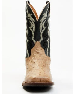 Dan Post Men's Hand Ostrich Quill Western Boots - Broad Square Toe 12 Dan Post Men's Hand Ostrich Quill Western Boots - Broad Square Toe -Deals ROPER Store 2000381788 100 P4