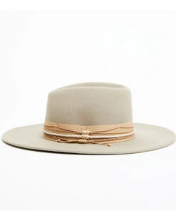 Shyanne Women's Gray Triple-Tied Grosgrain Fedora Hat 7 Shyanne Women's Gray Triple-Tied Grosgrain Fedora Hat -Deals ROPER Store 2000385495 020 P3