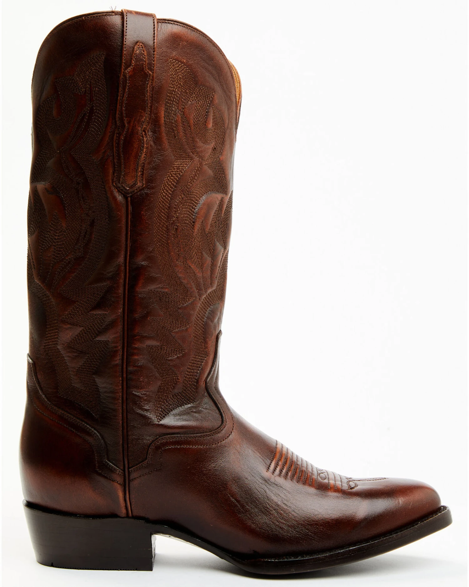 El Dorado Men's Calf Leather Western Boots - Medium Toe 4 El Dorado Men's Calf Leather Western Boots - Medium Toe - Image 2