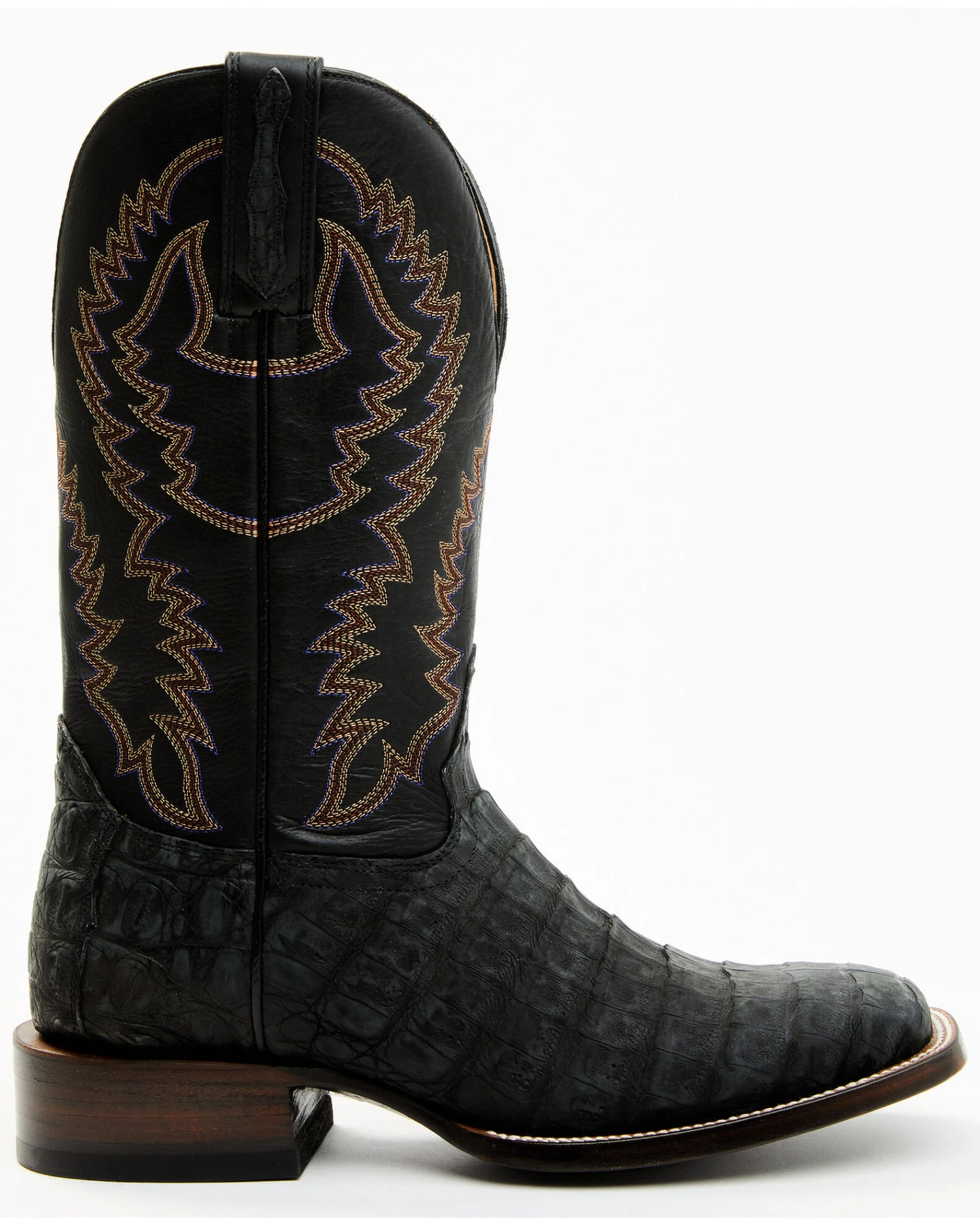 Cody James Men's Exotic Caiman Belly Western Boots - Broad Square Toe 4 Cody James Men's Exotic Caiman Belly Western Boots - Broad Square Toe - Image 2