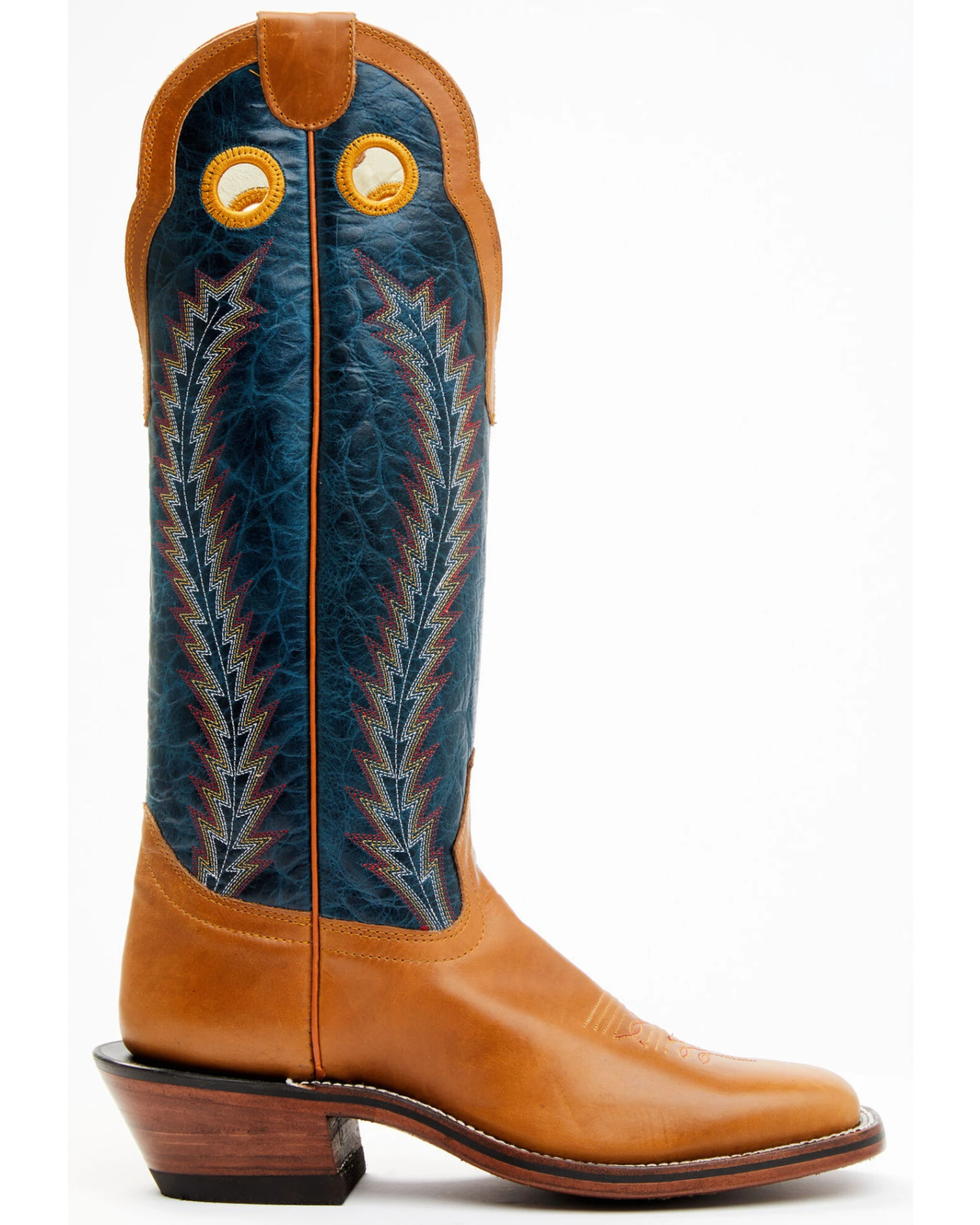Hondo Boots Men's Crazy Horse Western Boots - Broad Square Toe 4 Hondo Boots Men's Crazy Horse Western Boots - Broad Square Toe - Image 2
