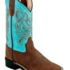 Old West Girls' Embroidered Western Boots - Broad Square Toe 1 Old West Girls' Embroidered Western Boots - Broad Square Toe -Deals ROPER Store 2000396117 442 P1