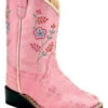 Old West Toddler Girls' Crocodile Print Western Boots - Broad Square Toe -Deals ROPER Store 2000396125 650 P1