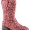 Roper Girls' Glitter Galore Western Boots - Broad Square Toe