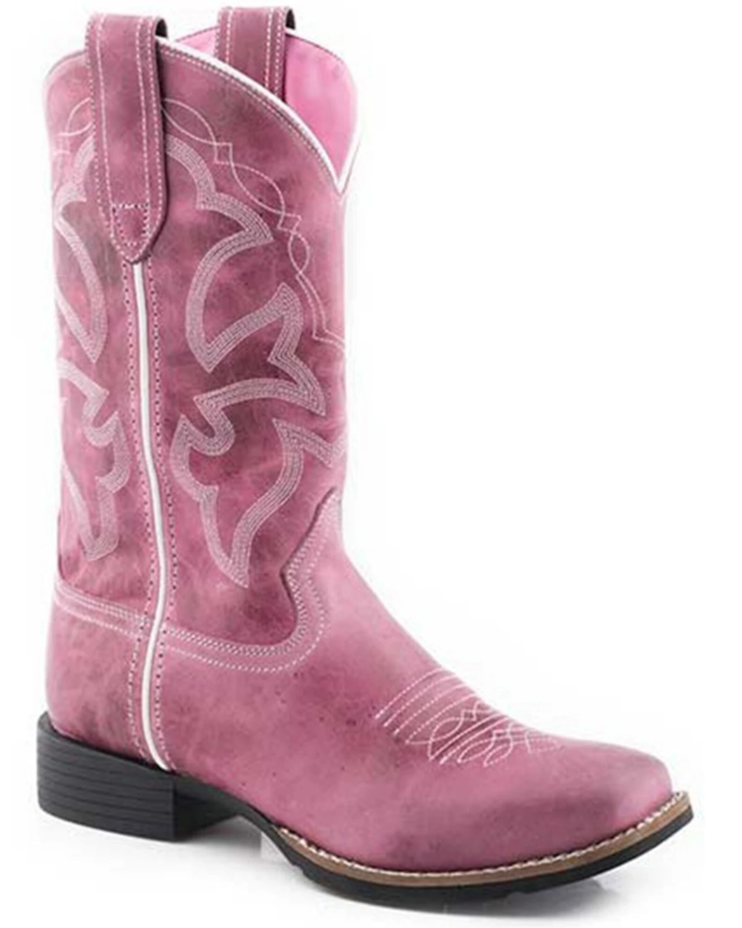 Roper Little Girls' Monterey Western Boots - Square Toe 3 Roper Little Girls' Monterey Western Boots - Square Toe